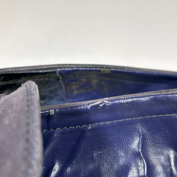 Lauren Ralph Lauren Suede Slip on Loafers Womens 7 Blue - Picture 7 of 9